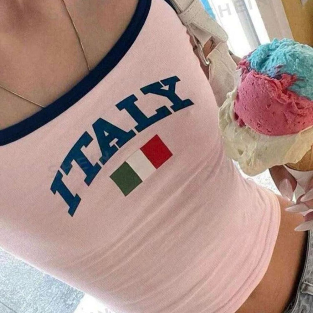 Italy Graphic Tank Top